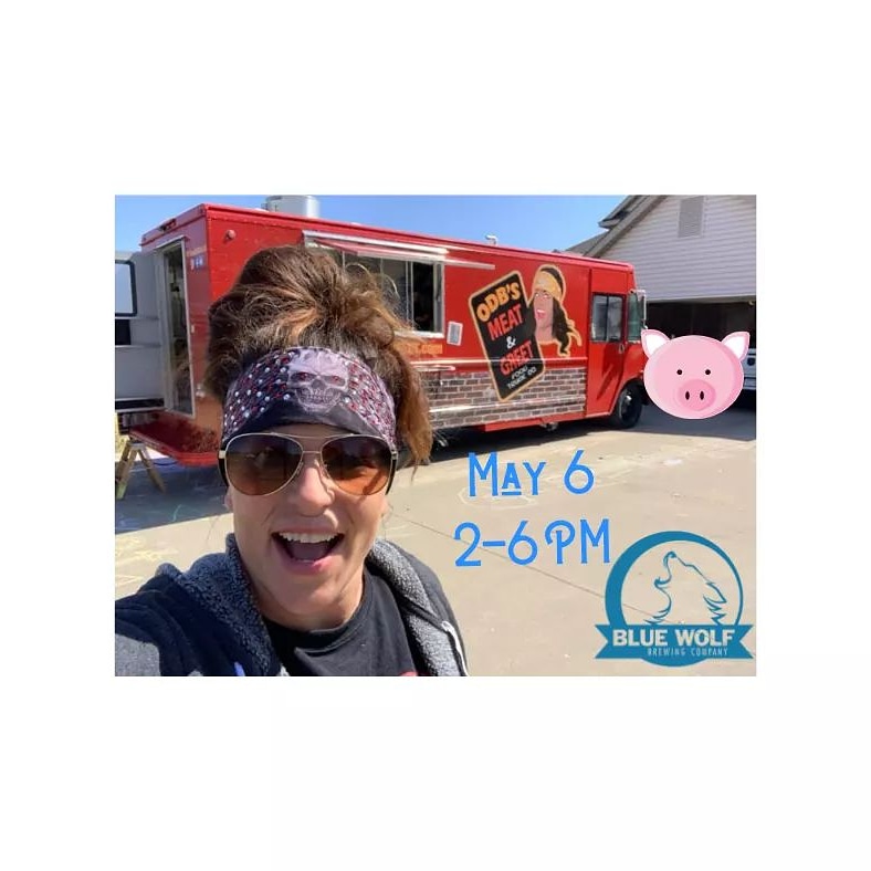 BlueWolfBrew's tweet photo. It's almost time for the awesomeness that is Jessie and the Meat &amp; Greet food truck. Make sure to stop by from 2-6PM today. See you soon.
#bluewolfbrewing #supportmn #mnfoodtruck https://t.co/msxQhmBcp5