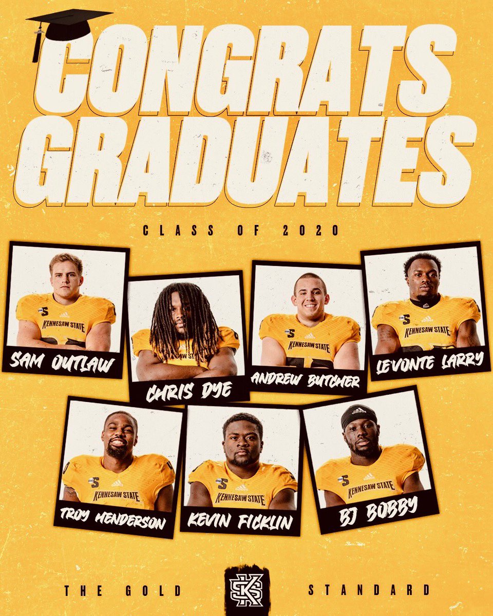 ⁦<a href="/kennesawstfb/">Kennesaw State Football</a>⁩ players getting it done in the classroom. Way to go guys!