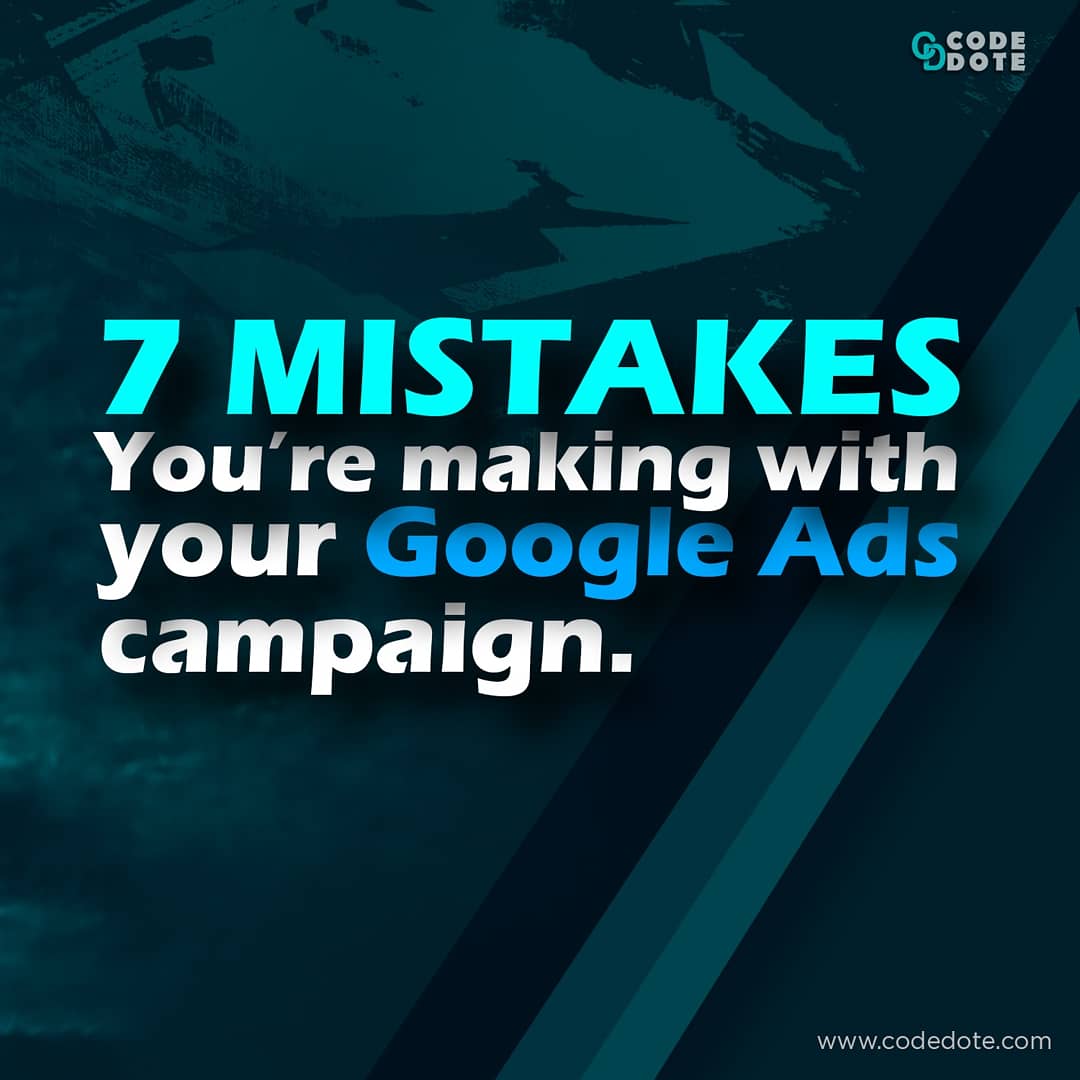 CodeDote's tweet photo. 1⃣ Location settings aren't setup correctly.
2⃣ Bidding on the display network.
3⃣ Using responsive search ads.
4⃣ Using bid adjustments to optimise.
5⃣ No added extensions.
6⃣ Not bidding on branded keywords.
7⃣ You're not using negative keywords.
#GoogleAds #DigitalMarketing https://t.co/pDcHG8CuSH