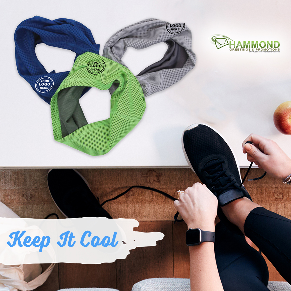 Once you find the perfect spot to exercise away from others, beat the outdoor heat.  This  high-tech fabric wrap instantly cools when wet with water or perspiration.🌳🏃

Shop all products at hammond.com!

#Hammond #Greetings