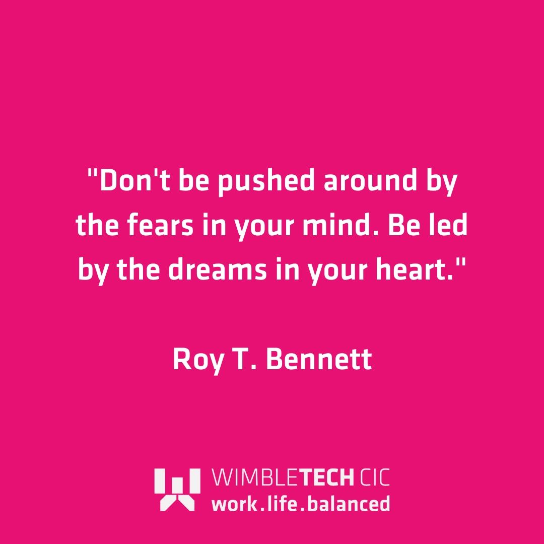 WimbletechCIC's tweet photo. "Don't be pushed around by the fears in your mind. Be led by the dreams in your heart."
Roy T. Bennett
#togetherwearestronger #thepoweristhenetwork #community #wimbletech #support #freelancers #startups #smallbusiness #entrepreneurs #freelancelife #coworkers #coworking https://t.co/rXAW0sAWuC