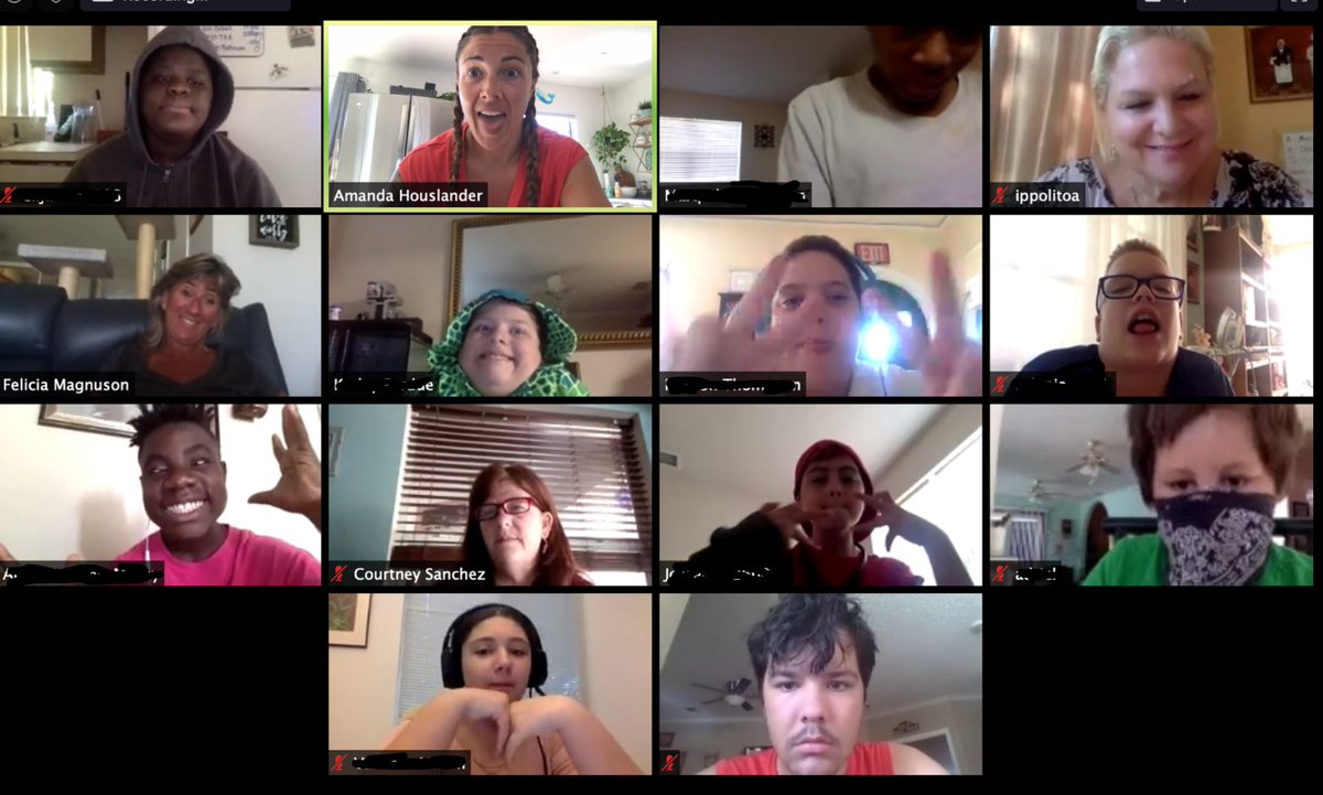 MsAmanda_BTMS's tweet photo. when you finally get your entire class to show up for a Zoom (to make slime) #makeafunnyface #btms #btmseagles #flaglerschools #zoom #virtuallearning #flexyourbrain #middleschool https://t.co/EtnEEPtX1r