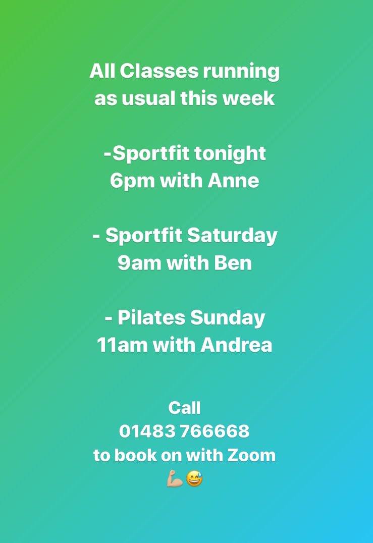 HillviewPhysio's tweet image. All classes running as usual this week, even though it’s Bank Holiday Friday🌞
An easy way to keep motivated and moving during lockdown, just sign up to our classes and the Physios will get you through it 💪🏼 
#stayhomeworkout #strengtheningexercises #stretching #motivated #VEDay