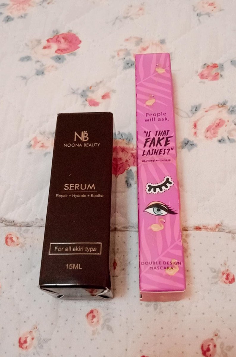 I won a giveaway conducted by  @FeverGlam_ &  @NoonaBeauty_ , so here’s the products that I received  hehe can’t wait to try these babies! Thank you so much Fever Glam & Noona Beauty 