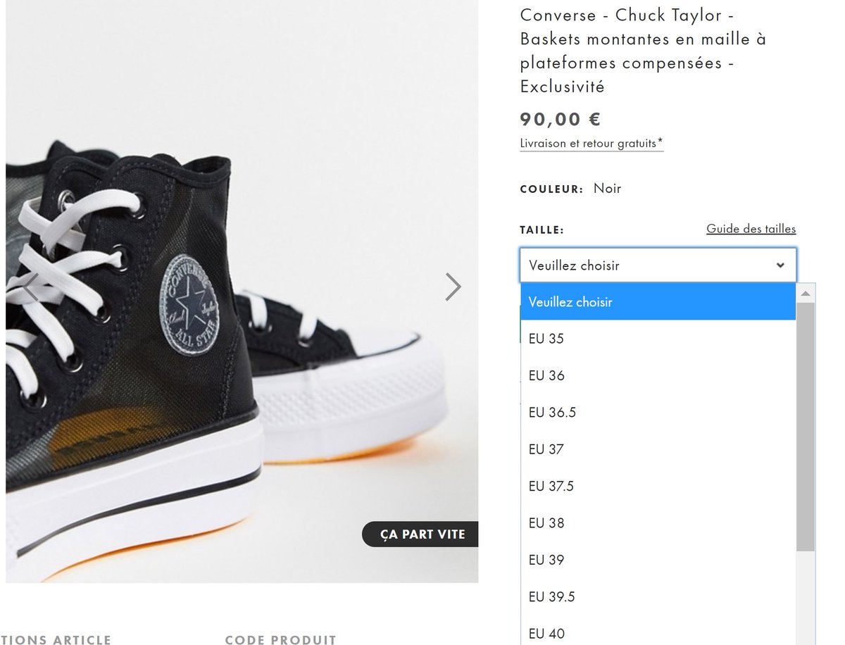 black mesh converse