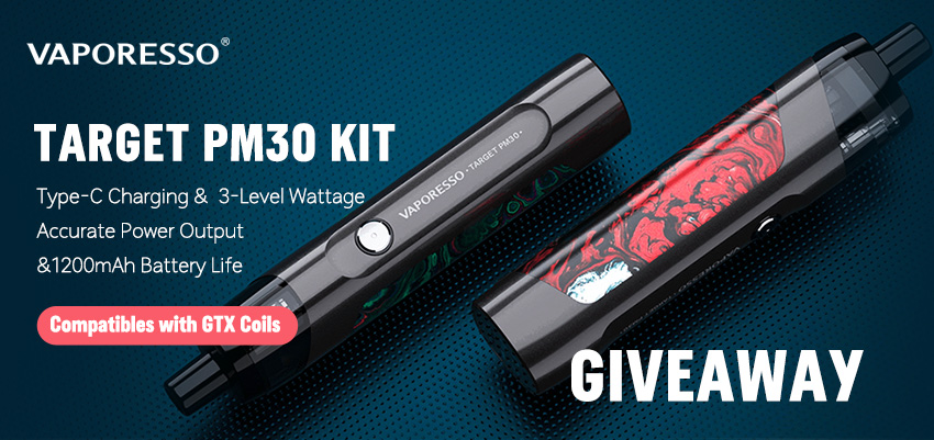 Sourcemore_Ecig's tweet photo. #Giveaway 1* Vaporesso Target PM30 Kit😍
1 winner, ends May 20th. 🍀🎯⏳

How to win? 😍😍
Try your luck here👉👉👉https://t.co/79bNWuD5NU

#sourcemore #contest #Vaporesso #TargetPM30 #vapekit #podkit #starterKit #vape #vaping #vapelife #vapeon #vapecommunity https://t.co/w0UVS7jM6w