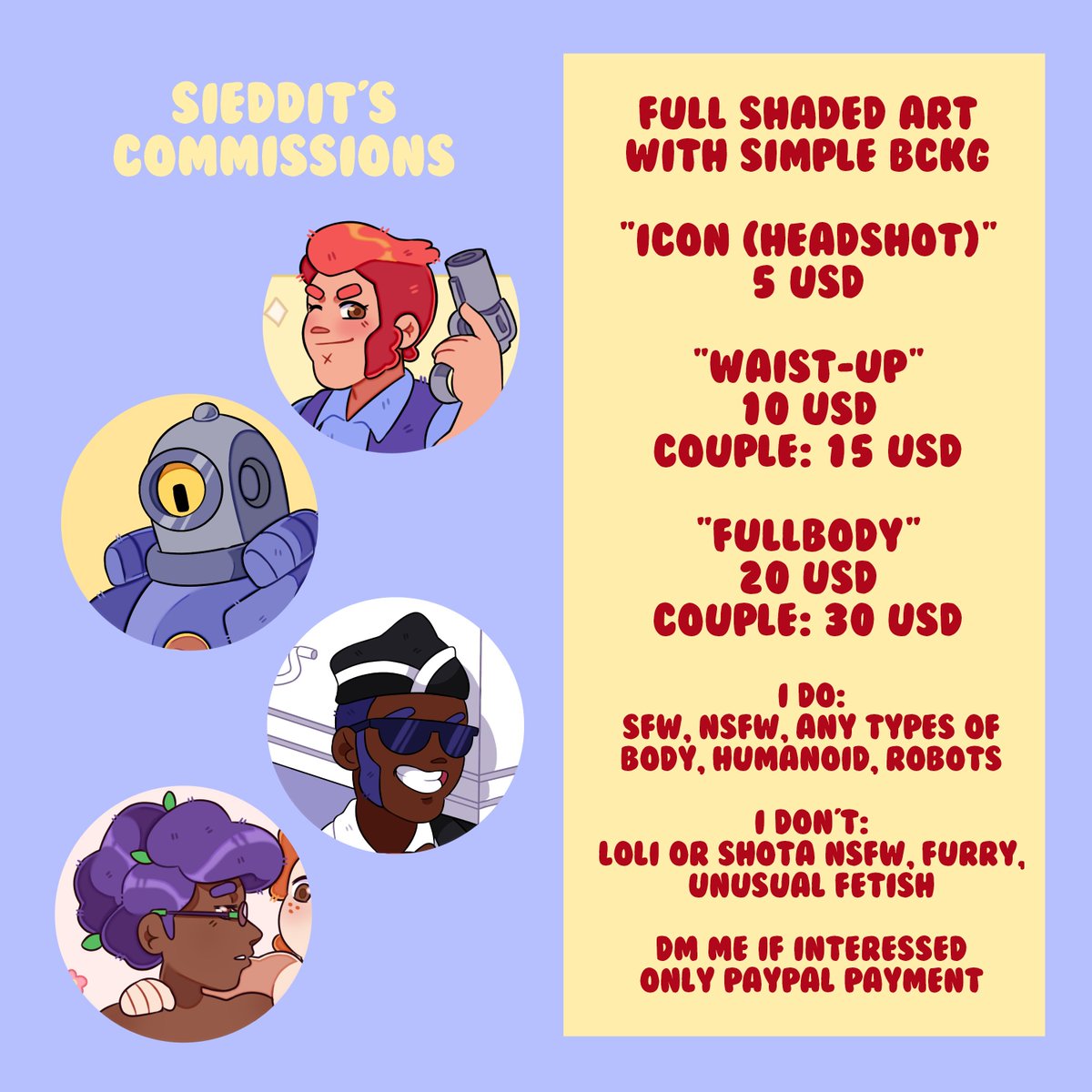 sieddit's tweet photo. 🌹my commissions🌹
help me buy empanadas 🥺

i've finally opened commissions and even if you're not interessed share this post to help!
thanks a lot! https://t.co/i2IijTNTEd