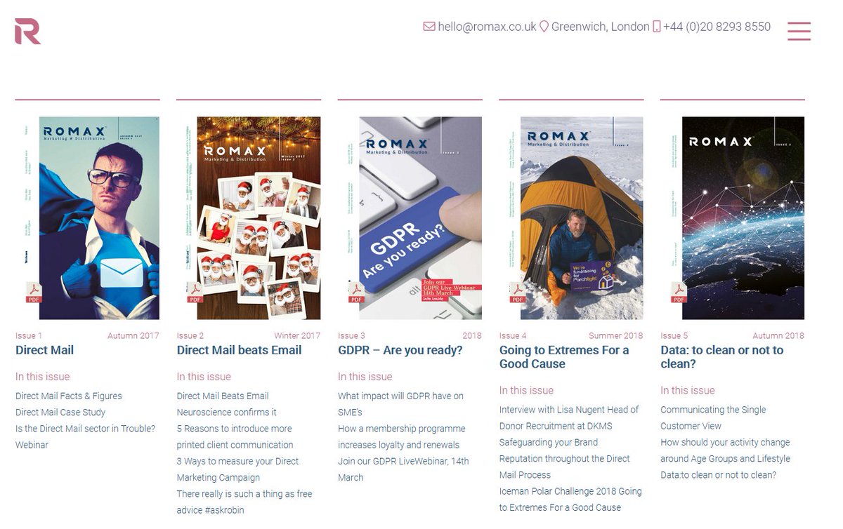 RomaxMarketing's tweet photo. Free downloadable newsletters

Our informative newsletters contain insight into how we can help you with innovative products and services, as well as providing tips and news from the Romax team. Happy reading!

https://t.co/7Rn4UGdeY5

#freedownload #advice #newsletter #print https://t.co/PmbFOZlAAy