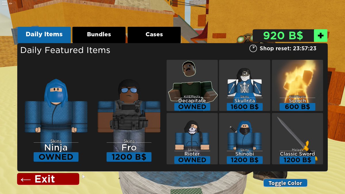 Arsenal Daily Shop On Twitter Roblox Robloxarsenal Arsenaldailyshop 05 06 2020 Ninja Fortnite - fortnite ninja roblox
