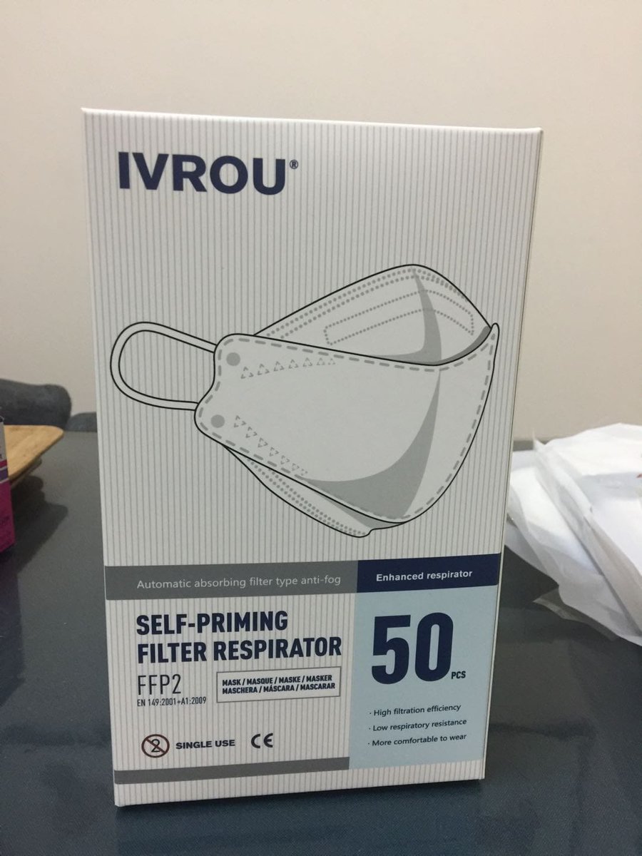 Disponemos de #mascarillas tipo #ffp2 a muy buenos precios. Necesarias en el camino hacia la #NuevaNormalidad y vencer al #coronavirus . Obligatorio su uso en #transportepublico . Interesados escribir DM #FelizMiercoles
