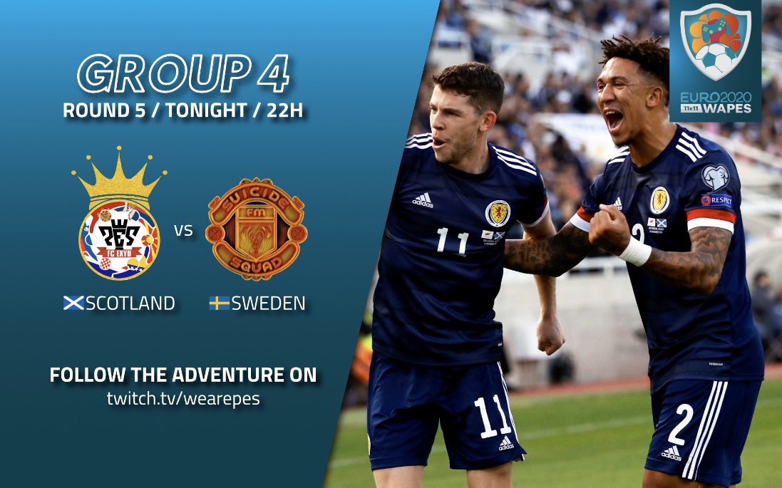 ExFuma's tweet photo. Big final game for @ExFuma and @SuicideSquadFMS ... good games guys ☺️☺️🔥 @WapesLeague @officialpes 🍀🏴󠁧󠁢󠁳󠁣󠁴󠁿 https://t.co/AeuZaEzbE2