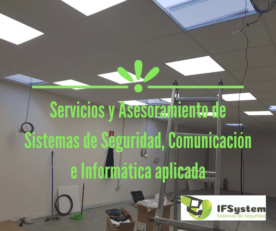 SIfsystem's tweet photo. 👉Asesoramiento en Sistemas de Seguridad
👉Comunicación e informática aplicada

🔝🔝Servicios adaptados a cada cliente

Pídenos tu presupuesto sin compromiso‼️

📌https://t.co/LtW6TNpAfb
📩info@ifsystem.es
☎️673 013 530

#sistemasdeseguridad #installation https://t.co/QSaNbSeXfW