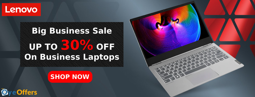 OyeOffers's tweet photo. Carry your office around with the best lightweight #laptop from #Lenovo

Upto 30% OFF on Business Laptops at the Big Business Sale!

SHOP NOW: https://t.co/ypGssr64Vb

#Workathome #wednesdaywisdom #remoteworking #OyeOffers https://t.co/AQeP4I2BhN