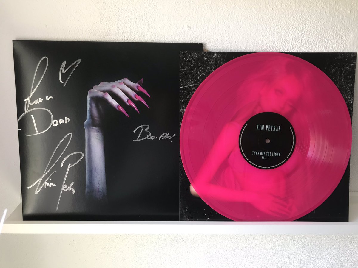 Kim Petras - TURN OFF THE LIGHT, VOL1 pink signed vinyl