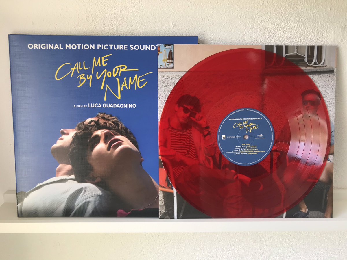 Call Me By Your Name Soundtrack Limited Red Vinyl