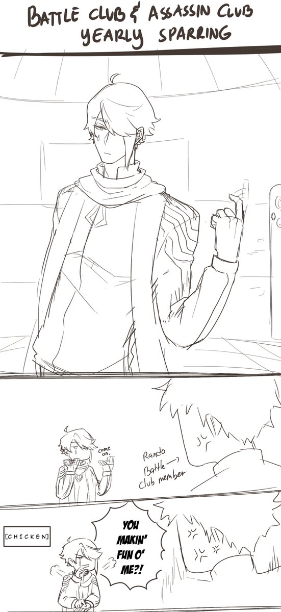 Aphelios' way of taunting hotheaded battle club members 