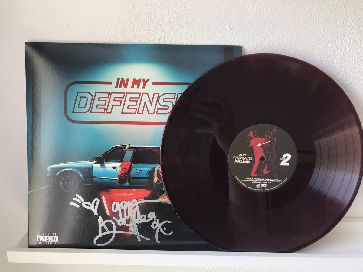 Iggy Azalea - In My DefenseRed Signed Vinyl