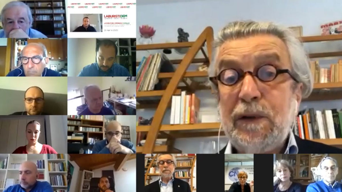 laburistidem's tweet photo. Il racconto della nostra prima assemblea nazionale online. Abbiamo discusso di #lavoratori, #imprese, #famiglie, #welfare, #previdenza, #occupazione nella crisi #covid19 e delle nostre proposte per far ripartire il Paese https://t.co/S0Lp8KxGBC @pdnetwork https://t.co/NLcUXR3cTI