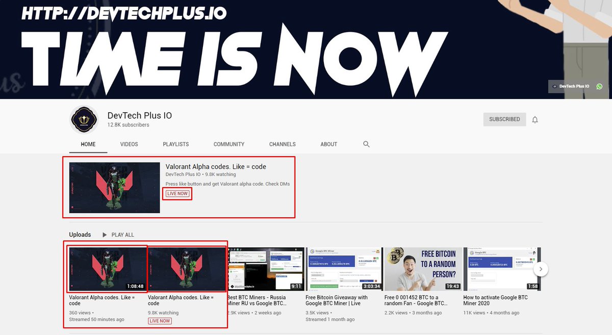 _devtechplus's tweet image. Hello @TeamYouTube This is my second tweet and I not going to delete this one. my #YouTube channel youtube.com/channel/UCB_Lo… has been hacked by @PlayVALORANT and they recently uploaded a live feed on my channel. Shame on @PlayVALORANT They can't grow their own channel. 🤔🤔🤔🤔🤔