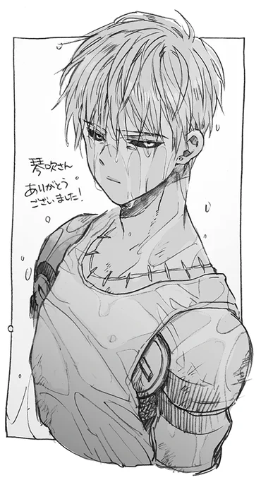 琴吹さん(@kotokoto_1925)の絵を描かせていただきました^^ 