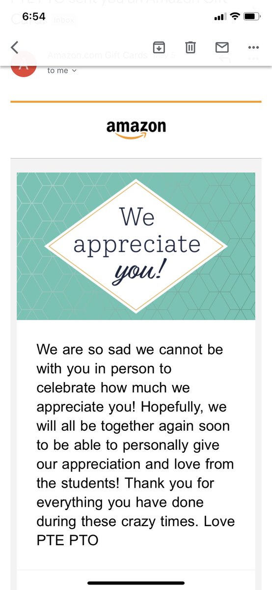What a kind and generous thing to find in my inbox today. Thank you for all that you do for us at Prairie Trace <a href="/PrairieTracePTO/">Prairie Trace Elementary School PTO</a>. It takes a village and I am grateful for your support and encouragement.