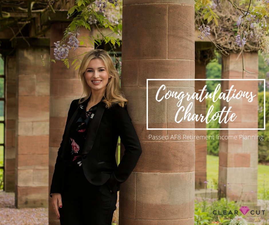 We would like to take the opportunity to say congratulations to our Associate Financial Planner, Charlotte Jamieson, who excelled when passing Advanced Diploma AF8 Retirement Income Planning. 🍾😃👏👏

#financialplanning #financialplanner #retirementplanning