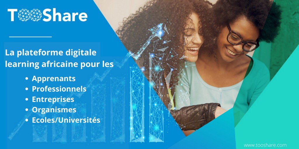 tooshare_africa's tweet photo. 🚨 Rejoignez la révolution TooShare. Une plateforme qui a été pensée, créée et développée pour relever les défis de l'éducation et de la formation en ligne pour tous en Afrique. 📲💻 #SharingKnowledge #DevelopYourPotential #ExtendYourWorld #JoinTheMovement #ISupportTooShare https://t.co/ZmQqRkbjav
