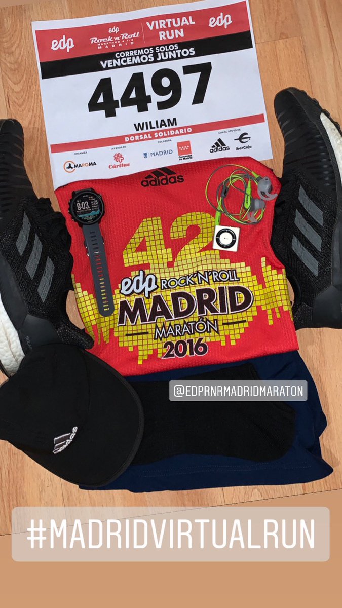 bob_sponja_2026's tweet photo. Corremos solos Vencemos JUNTOS !!! Juntos y Solidarios saldremos de esto! Gracias @AD_MAPOMA @RNRmadmaraton #madridvirtualrun #edprnrmadrid https://t.co/mc0gkSRd9U