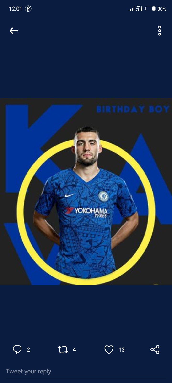 Happy birthday Mateo kovacic 