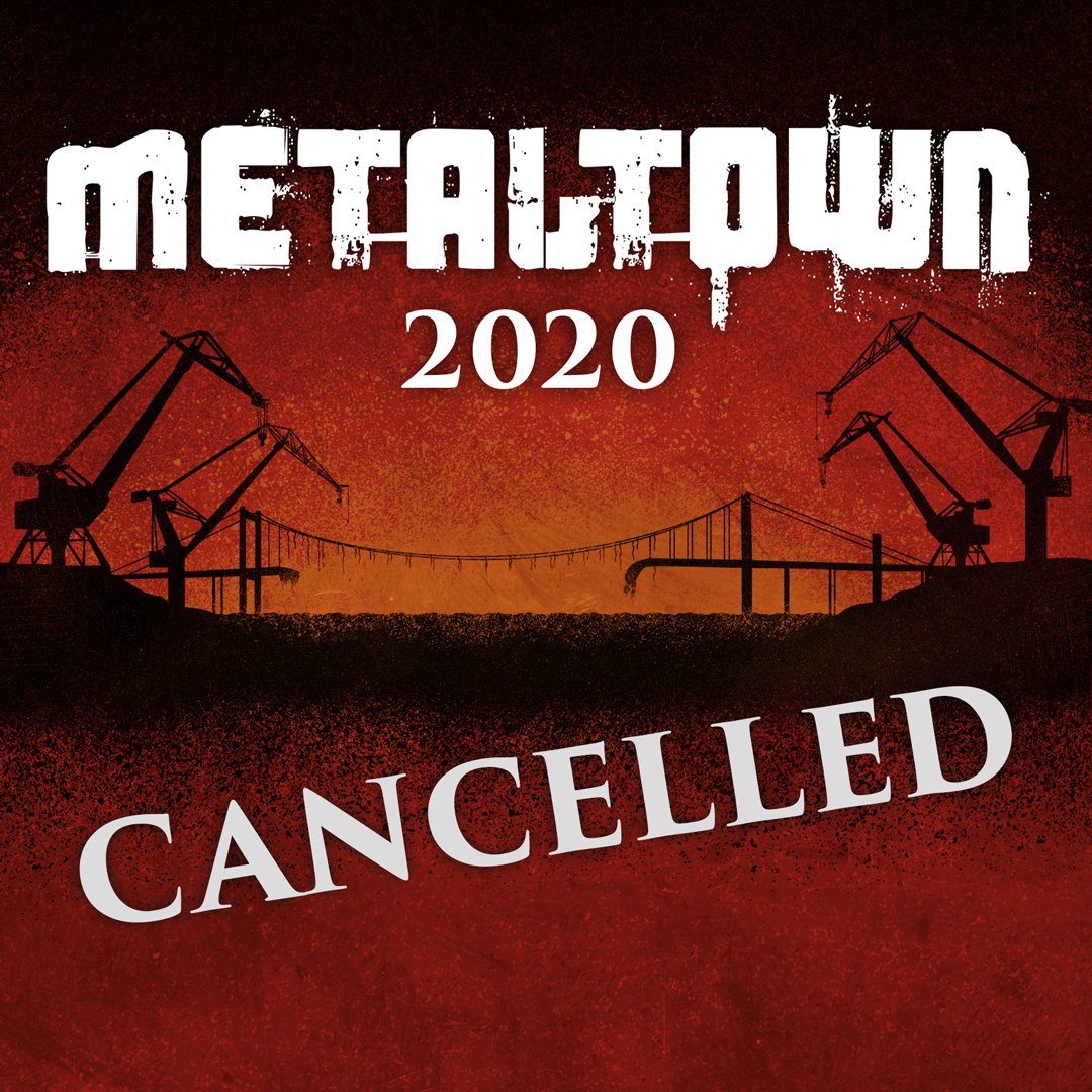 Metaltown 2020 ställs in. Mer info på Metaltown.se. Stay metal! 🖤