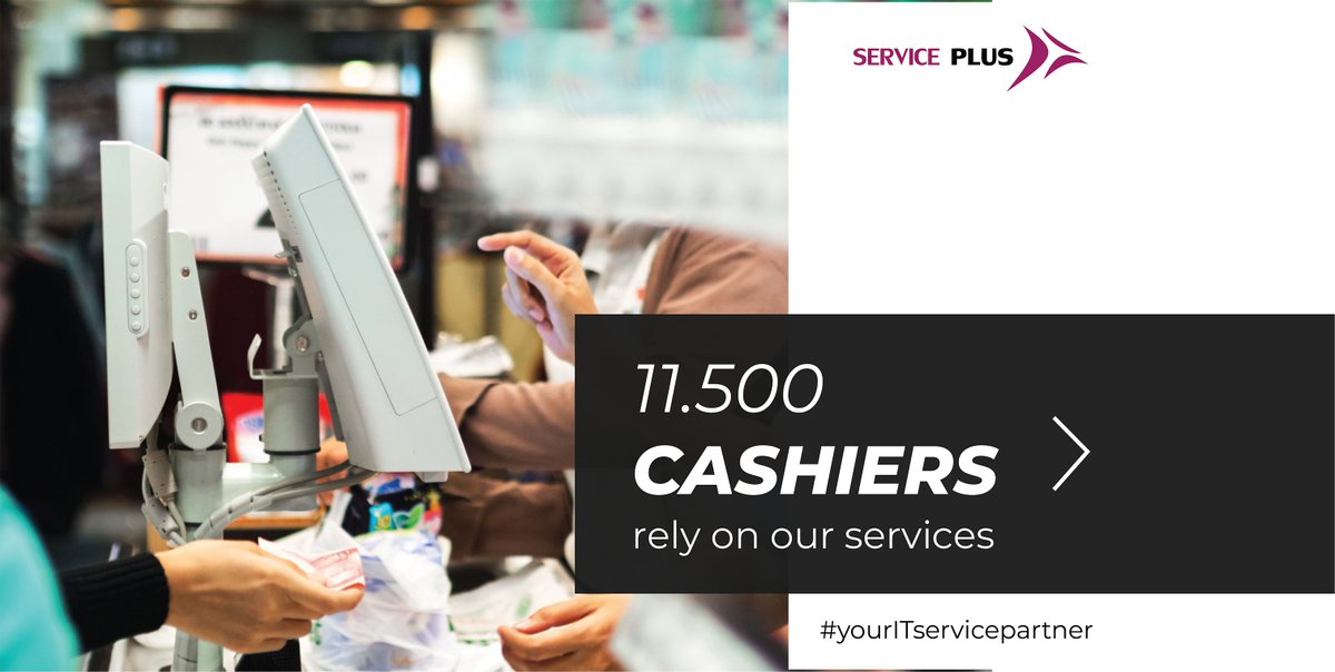 ServicePlusIT's tweet photo. 📍 Facts Matter🧐
Cashiers are the crucial link for smooth functioning of the customer services chain in retail store. And #ServicePlus team is always on standby in case they need immediate help and #support. Proud to be part of such important task each day. 🤝
#ITServicePartner https://t.co/9EhkprRl5B