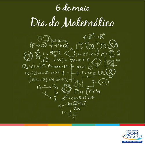 grupodomboscosp's tweet photo. #DiaDoMatematico
#Matematica #Numeros #Calculos
#EuSouDomBosco #OrgulhoDePertencer
#Educacao #EducacaoDeExcelencia
#NossoDomEEducarComExcelencia https://t.co/pOViazijJ7