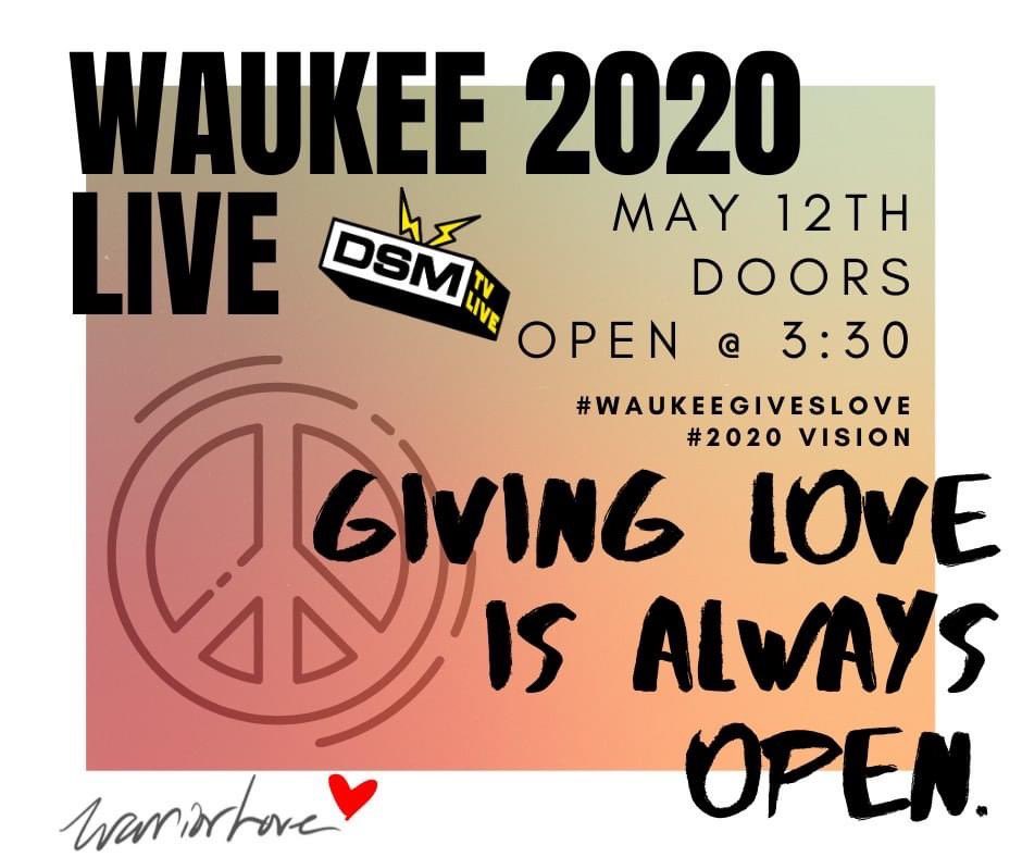 ali_locker's tweet photo. Save the date! Waukee CSD staff, student &amp; families.....district-wide LIVESTREAM event on Tuesday, May 12. More info &amp; lineup to come! #givelove https://t.co/6nnNGpZ5Zr