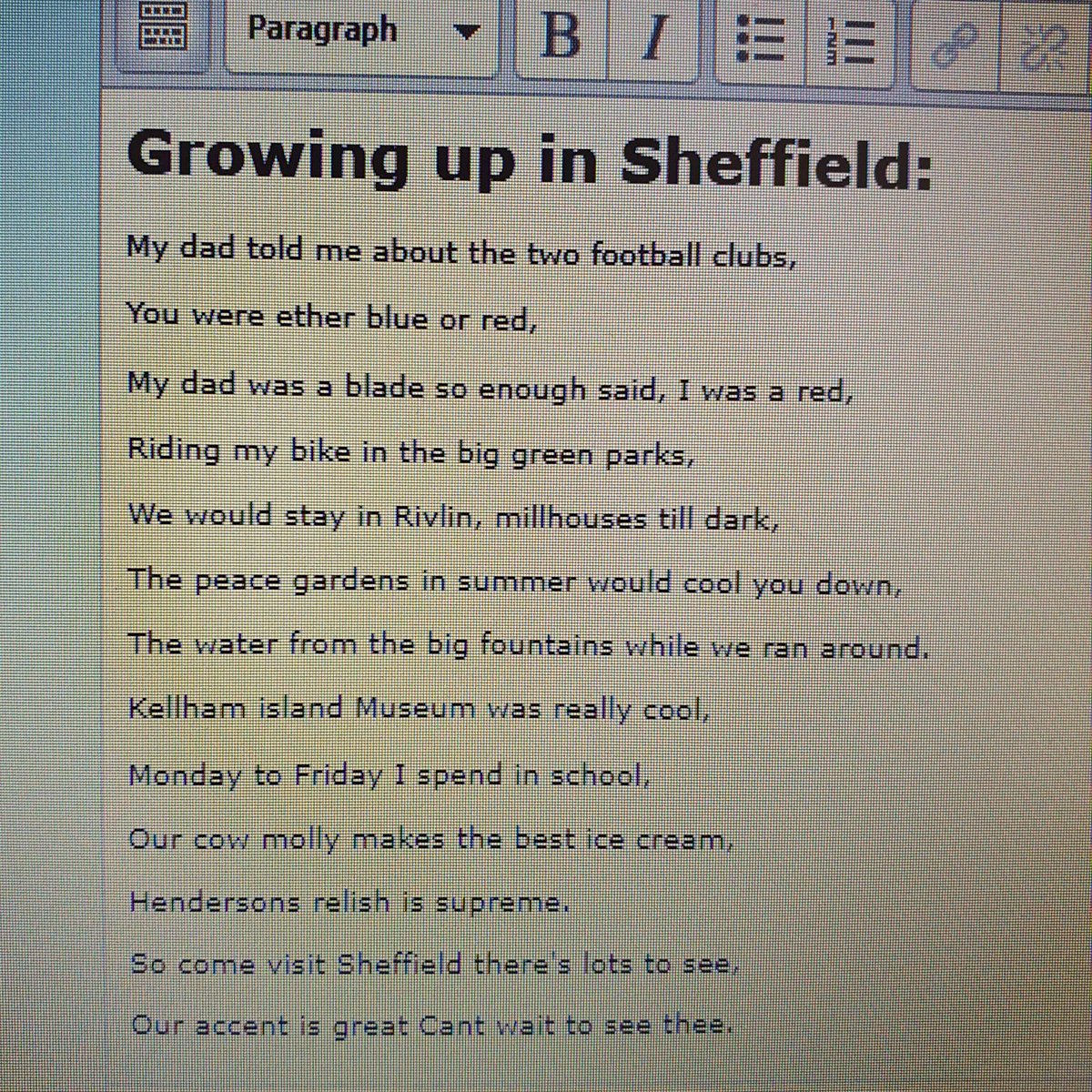 LauralooWadkin's tweet photo. A peom for his english teacher Josh Wadkin y7 💙 @YewlandsAcademy https://t.co/4LuGdM5Ll1