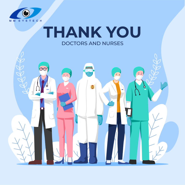 MMEyetech's tweet photo. We salute the #RealSuperHeroes.
Let's recognize the effort & hard work they are contributing to fight against COVID-19 Coronavirus.
#MMeyetech #SaluteDoctors #FightAgainstCorona #BePositiveStayNegative
#StayHome #stayhealthy
#Wecare #EyeCare #socialdistancing
#EyeProblem https://t.co/UzWwaA0Mmd