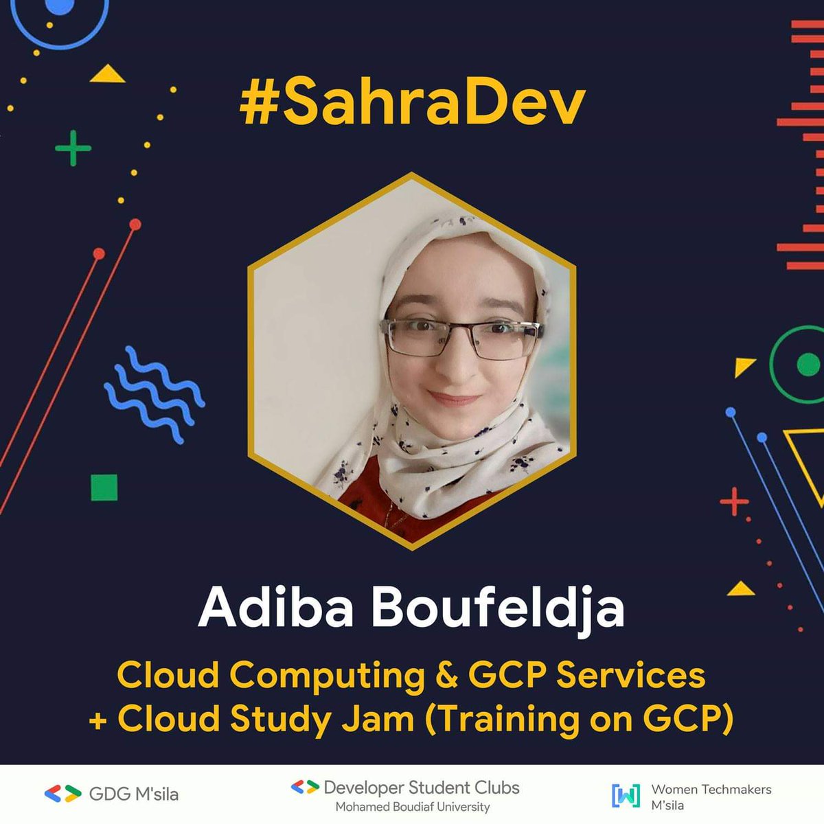 Nowdays, Cloud is more important to all Companies 
So,learn what's Cloud Computing &amp; GCP Services !?
Do your first step in touching Google Cloud Platform using. <a href="/Qwiklabs/">Google Cloud Learning (formerly Qwiklabs)</a> today at 10:30pm🇩🇿
With <a href="/dscmsila28/">GDSC University of Mohamed Boudiaf</a>. &amp; <a href="/GDGMsila/">GDG Msila</a>. 
The show will be on <a href="/dscmsila28/">GDSC University of Mohamed Boudiaf</a> Facebook page