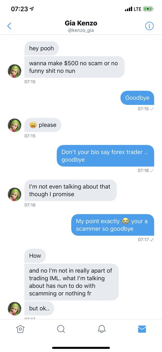 calivibess_'s tweet photo. Why scammers get mad when you don’t want to get scam 😂 https://t.co/sFOabAoG8k