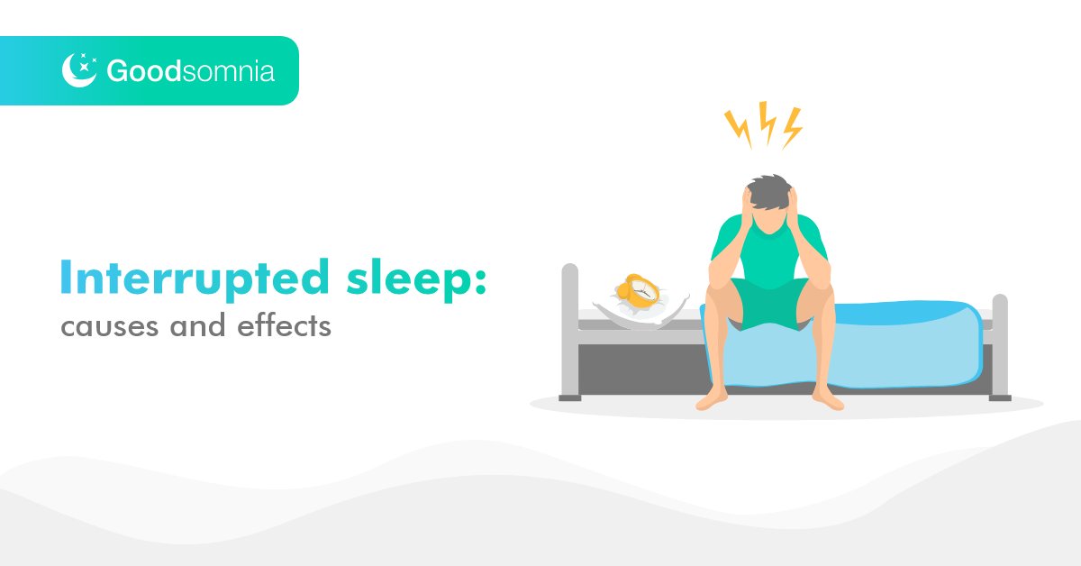 goodsomnia's tweet photo. Interrupted sleep refers to sleep that is broken up by different factors from a new baby in the house to sleep disorders. The reasons vary, but the consequences are the same, and overall they’re bad for your physical and mental health. To know more https://t.co/zgJwM6GcW7

#sleep https://t.co/RdJ1iYWUMN