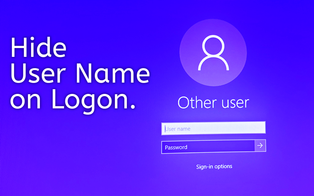 easytutorialcom's tweet image. Do you want to hide the user name on the Logon screen?
Do you want to make access to your computer more secure?
This little easy tutorial is for you!
In fact, not showing the user name can be useful to make accessing your Windows session #hideusername bit.ly/2SG1i5g