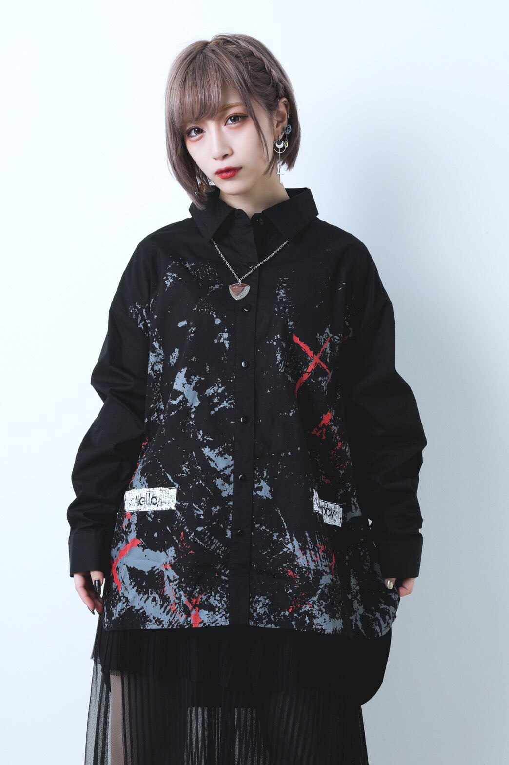 ReoNa ロングシャツ UNDER-WORLD ロングシャツ 限定カラー/HELLCATPUNKS