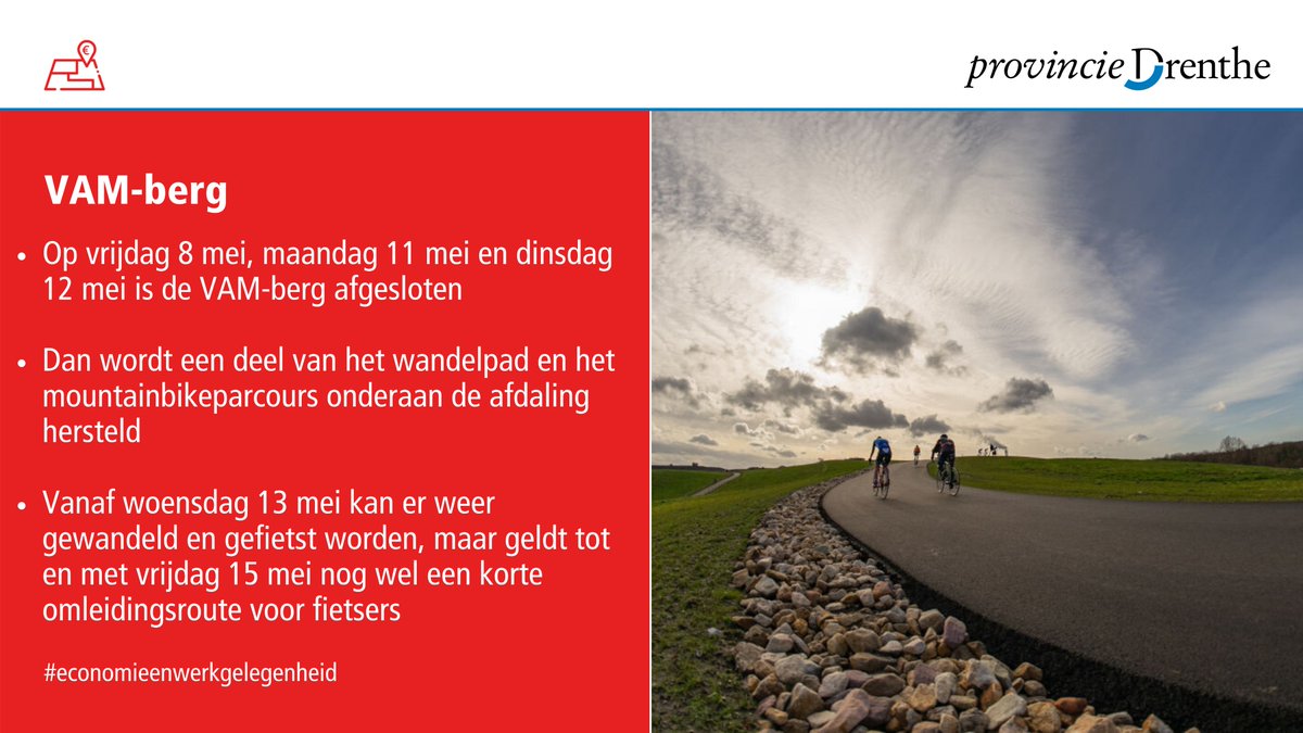 Door hevige regenval in het najaar van 2019 zijn paden op de VAM-berg uitgespoeld. Die gaan we nu herstellen. Ook nemen we maatregelen die dit in de toekomst voorkomen ➡️ bit.ly/2zecfo4