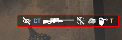 wasdzone's tweet photo. CS:GO’ya gelen yeni güncellemeyle birlikte artık noscope, smoke içi öldürmeler tıpkı duvar arkası gibi sağ üstte ikon olarak oyunculara gösterilecek. https://t.co/h3iv5LN0RX