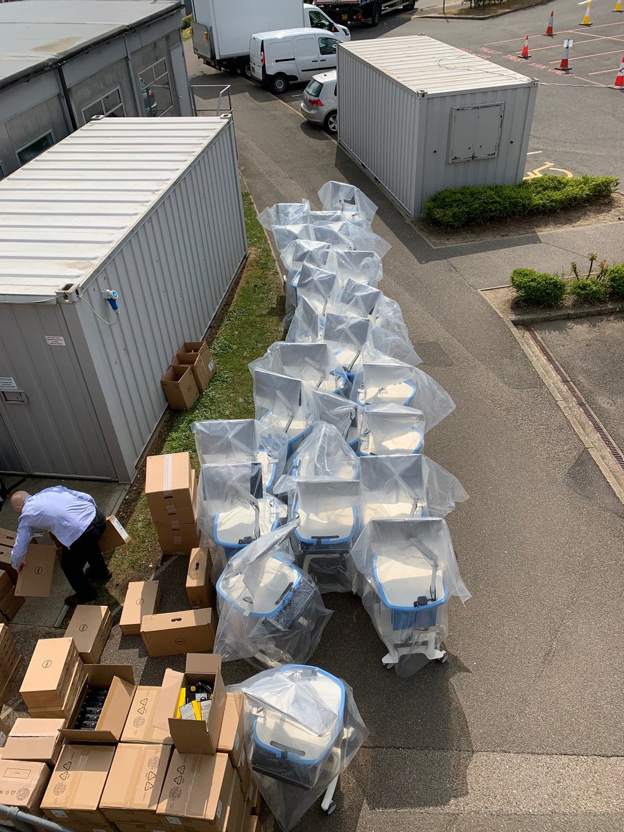 Another day, Another supply drop of Tech!! 😀 25 PCs on Wheels headed to clinical areas to digitally support our staff and enable swifter and simpler working! ✨🖥️✨ <a href="/NNUH/">Norfolk and Norwich University Hospitals</a> <a href="/ProsserSnelling/">Ed Prosser-Snelling🏴󠁧󠁢󠁷󠁬󠁳󠁿</a> <a href="/EmilyClairWells/">Emily Wells</a> <a href="/norfolknhsCIO/">Anthony Lundrigan</a> <a href="/ChrisCobb54S/">Chris Cobb</a> @StevePKirk <a href="/athindal/">Ace</a> @NNUHCharity