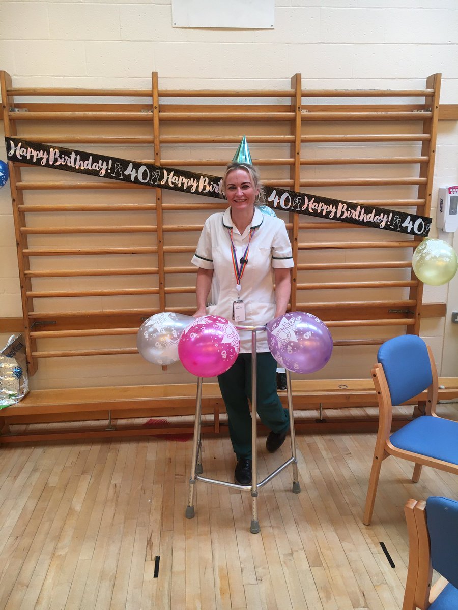 Happy Birthday to our lovely Occupational Therapist @NicolaT05115212. @LiftRph @LancsHospitals
