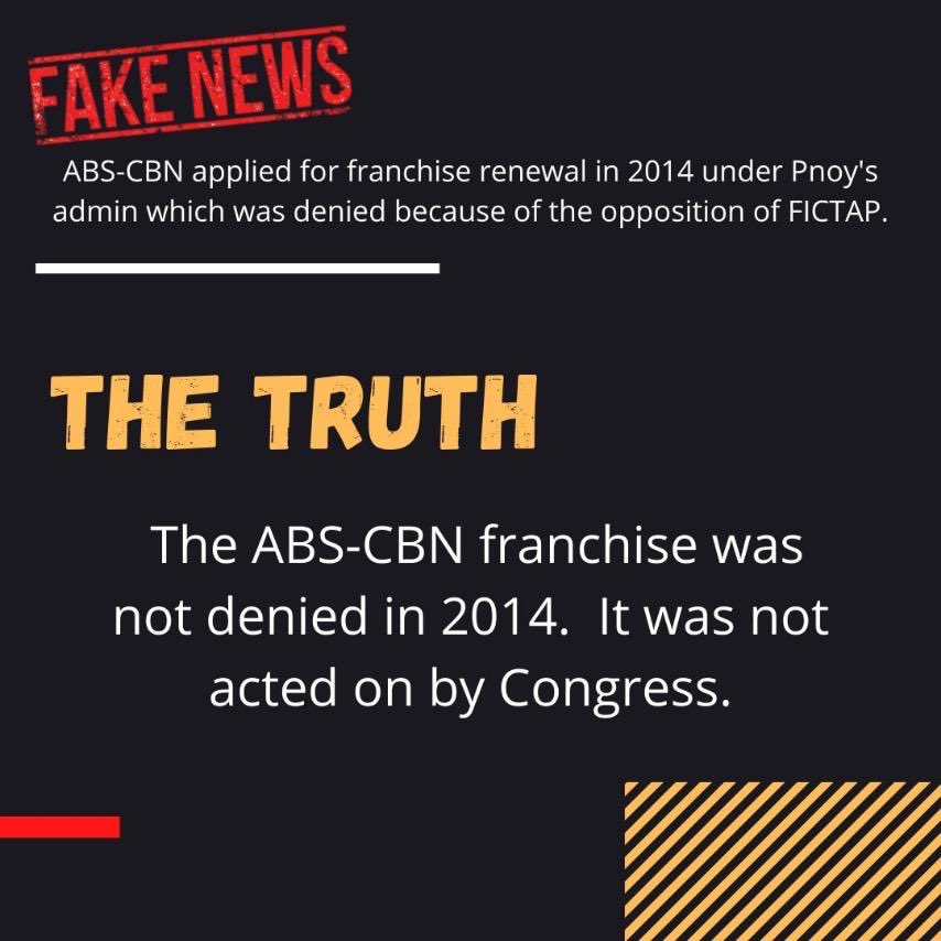 DreamscapePH's tweet photo. 🚫 Fake News vs. The Truth

#NoToFakeNews #LabanKapamilya https://t.co/CrZQui1bUS