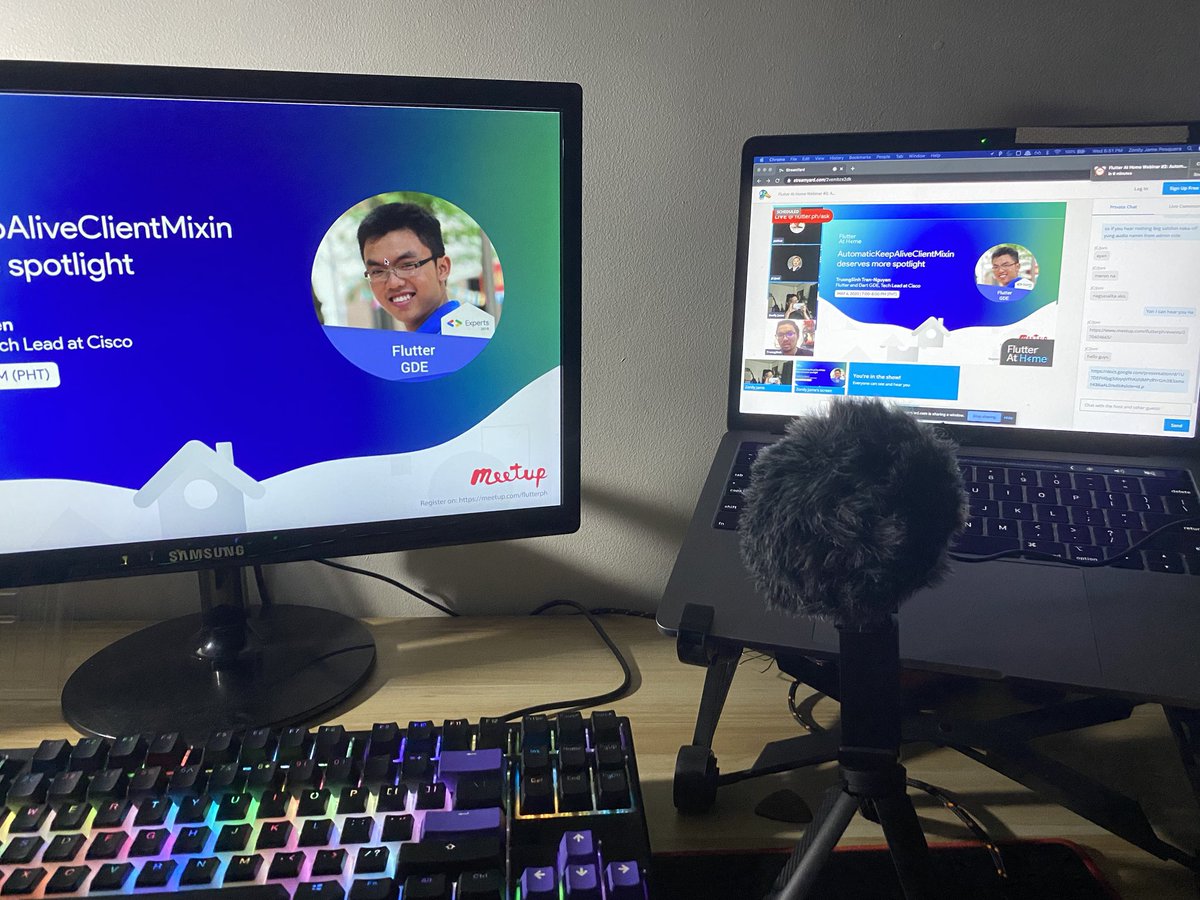 zonilyjame's tweet image. Thank again @truongsinhtn that was a very informative talk!
I hope those who joined us will adopt AutomaticKeepAliveClientMixin
#flutterdotph #flutterathome #flutterdev #fluttertalks #flutter
