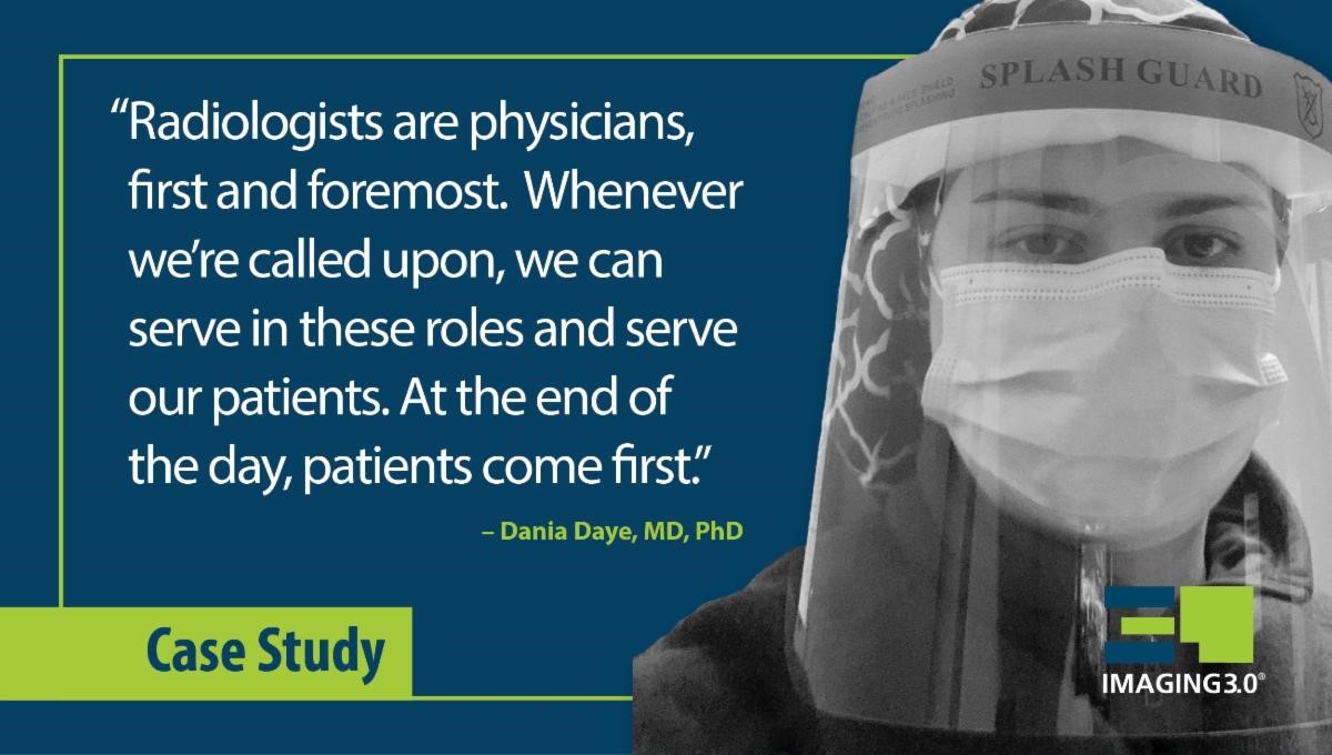 grebeccahaines's tweet photo. Interventional radiology fellow Dania Daye, MD, PhD, shares her experiences caring for #COVID19 patients in the wards https://t.co/8S47o6Auta #Imaging3 @DaniaDaye @MGHImaging https://t.co/D76acitb4D