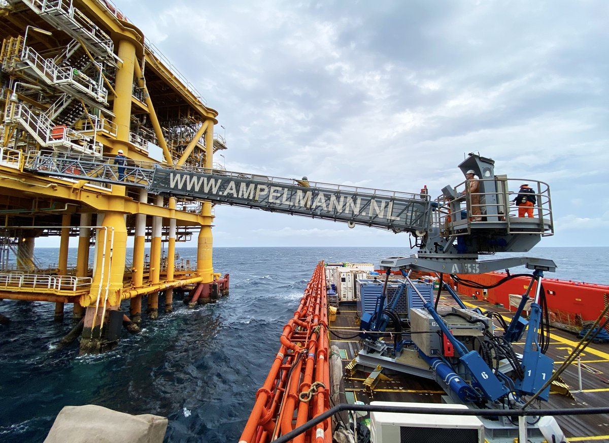 Ampelmann_HQ's tweet photo. #PressRelease
Ampelmann has reached an important milestone in the Middle East – one million safe personnel transfers in nearly a decade of operating in the region. https://t.co/4G5jSXgctK
#AmpelmannServiceProvider #offshoreaccess #gangwaysystem #MiddleEast https://t.co/u3rstK55ZB