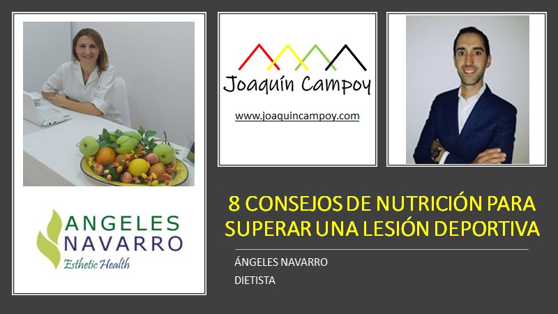 JoaquinCampoy's tweet photo. 8 consejos de nutrición para superar una lesión deportiva. Nuevo artículo en mi web de Ángeles Navarro. Te lo vas a perder? 🍏🏅🤔👀
https://t.co/0T0O5w8LEC https://t.co/g2GHt5tnji