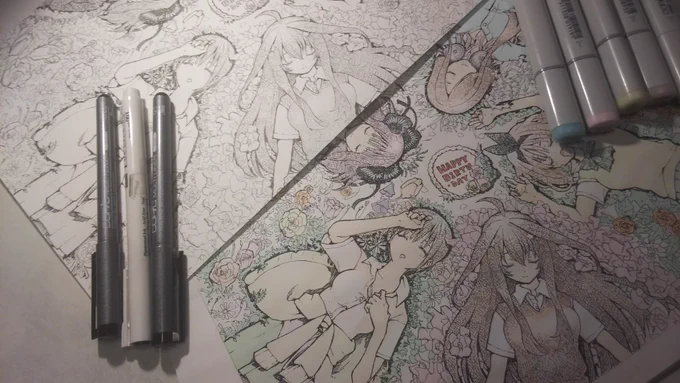 久しぶりにアナログで描いてたら起きたこと3選 